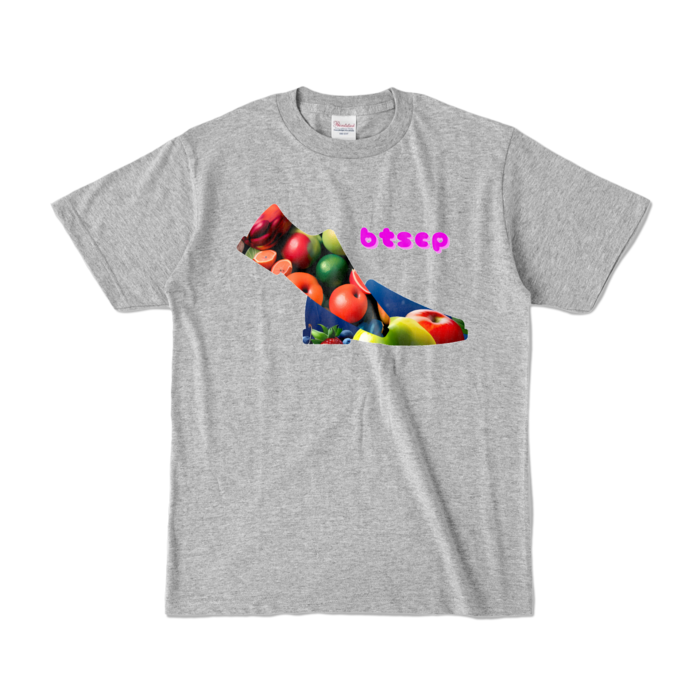 カラーTシャツ - S - 杢グレー (濃色)