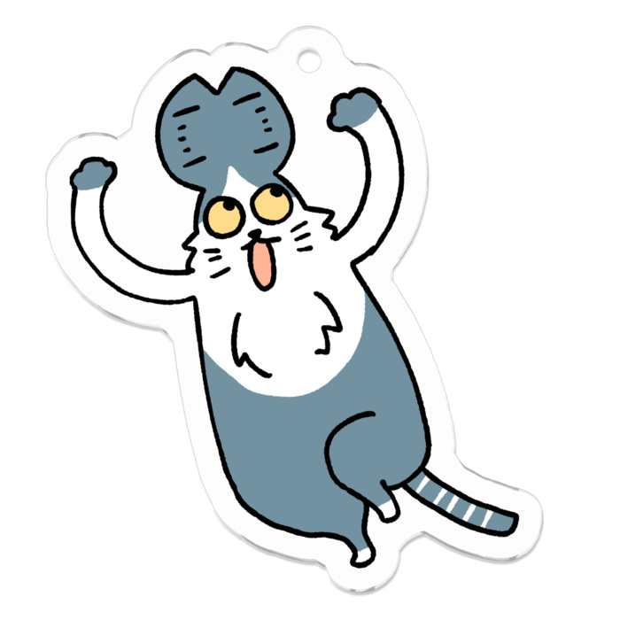 アクリルキーホルダー - 50 x 50 (mm)