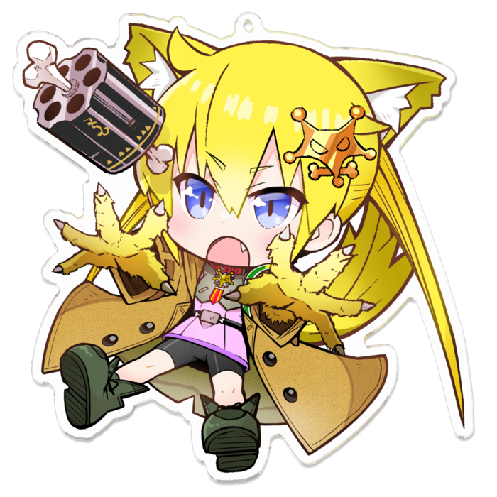 アクリルキーホルダー - 100 x 100 (mm)