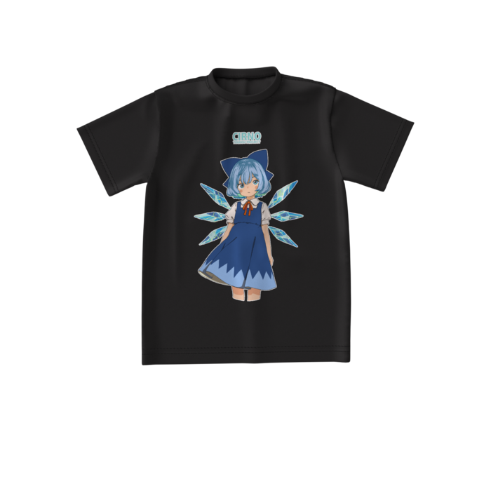 ビッグシルエットTシャツ - S - 正面【ブラック】