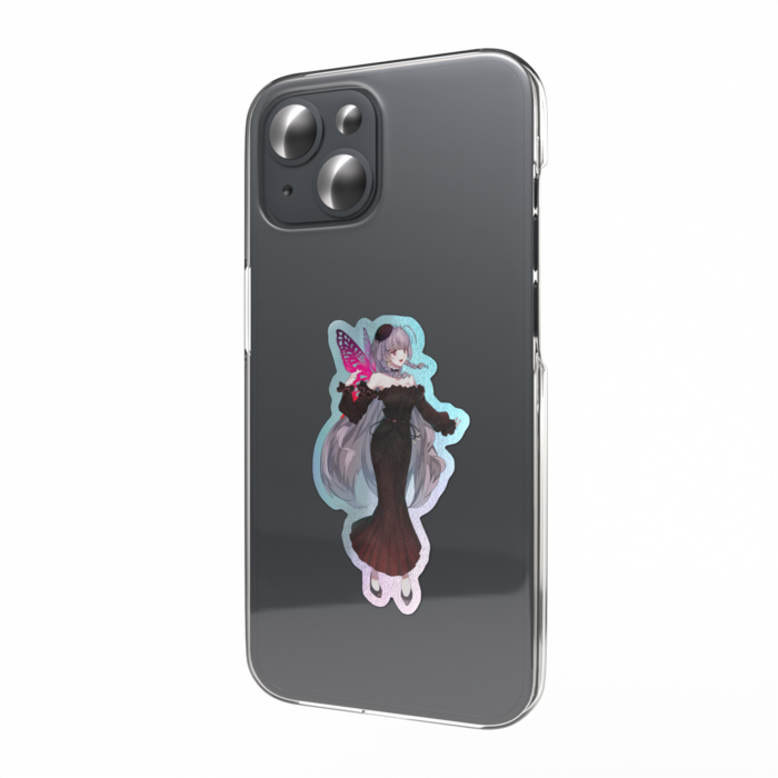 オーロラスマホステッカー - 縦