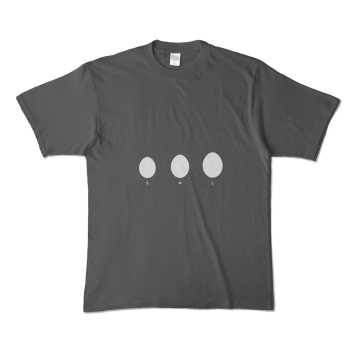カラーTシャツ - XL - チャコール (濃色)
