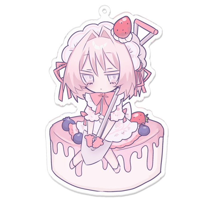 アクリルキーホルダー - 100 x 100 (mm)