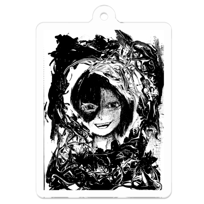 アクリルキーホルダー - 50 x 50 (mm)