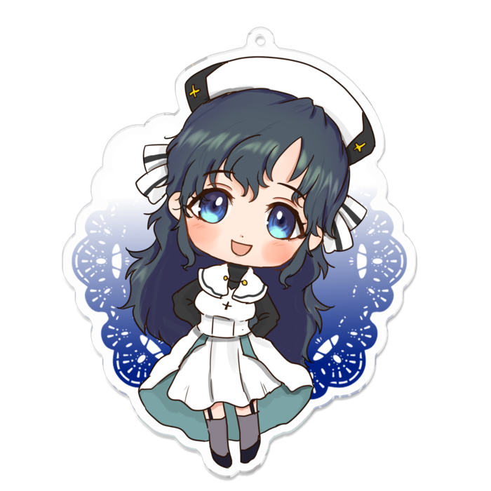 アクリルキーホルダー - 100 x 100 (mm)