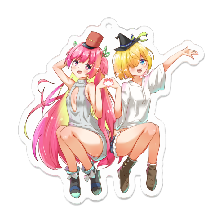 アクリルキーホルダー - 70 x 70 (mm)
