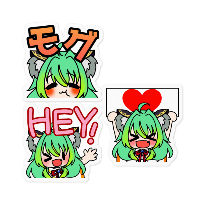 ステッカー - 100 x 100 (mm)