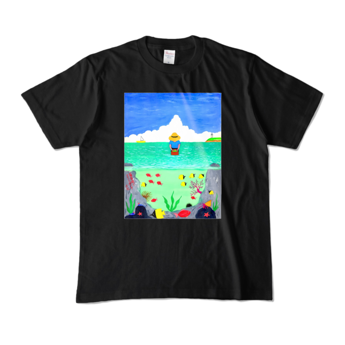 カラーTシャツ - M - ブラック (濃色)