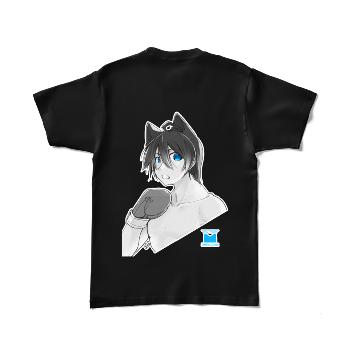 背面プリント：L - ブラック