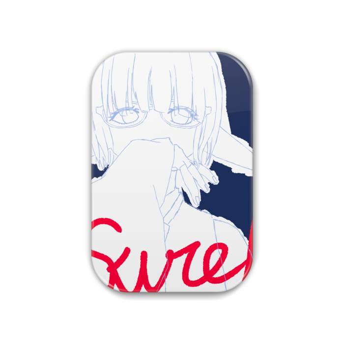 缶バッジ - 角丸 51x76mm