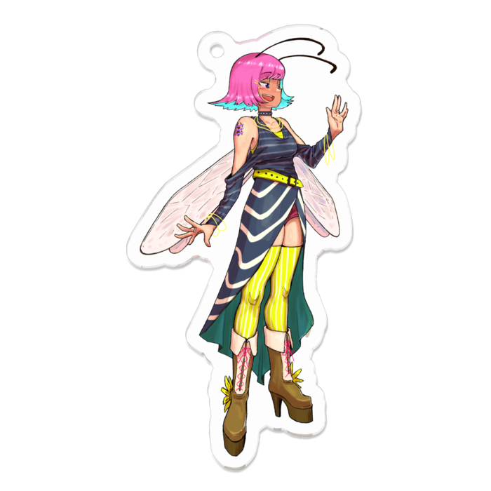 アクリルキーホルダー - 70 x 70 (mm)