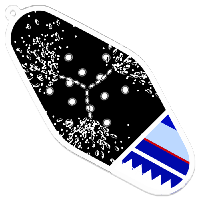 アクリルキーホルダー - 70 x 70 (mm)