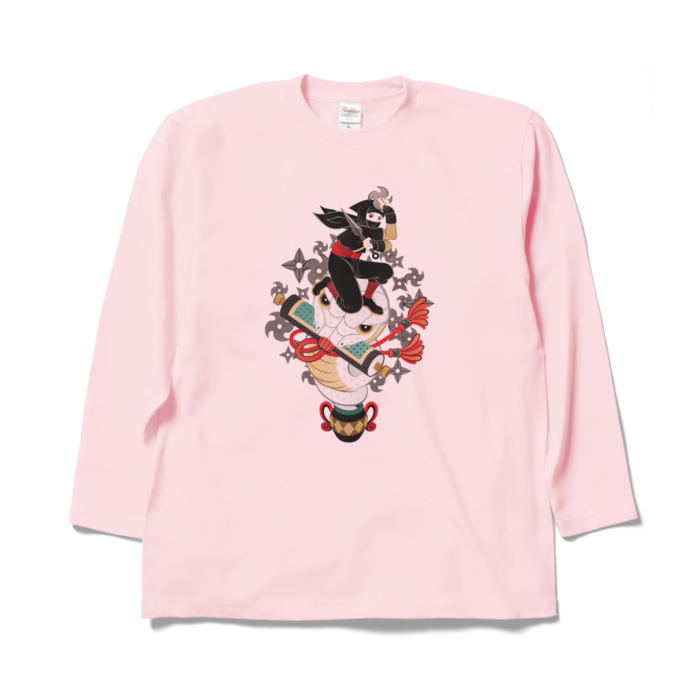 ロングスリーブTシャツ - XL - ライトピンク