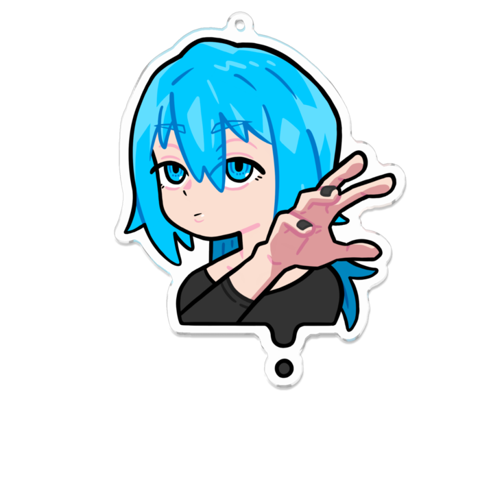 アクリルキーホルダー - 100 x 100 (mm)