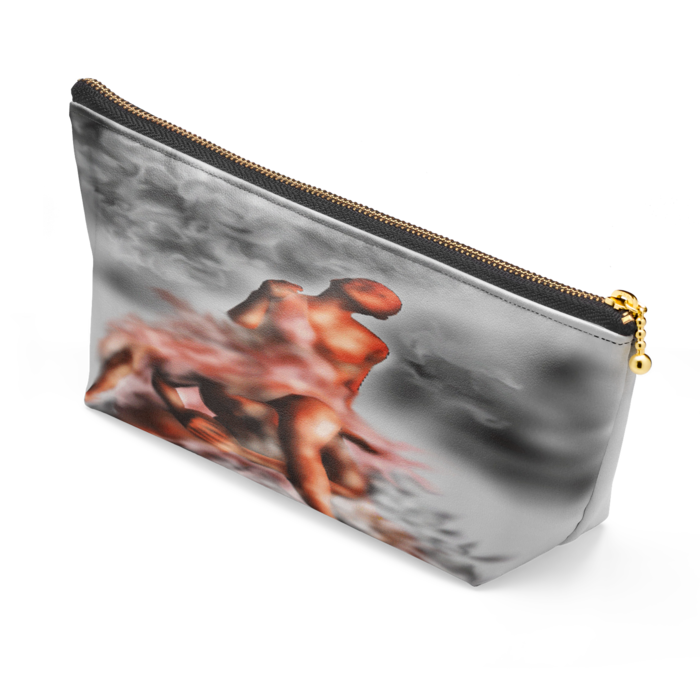 ポーチ - 長さ21.5cm / 高さ10cm - ブラック