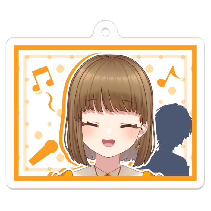 アクリルキーホルダー - 50 x 50 (mm)