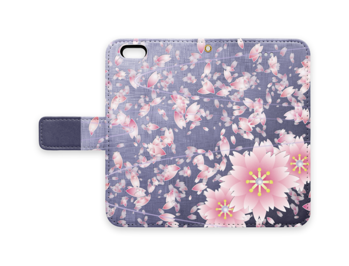 手帳型iPhoneケース - iPhone 6 / 6s - ストラップ穴 あり