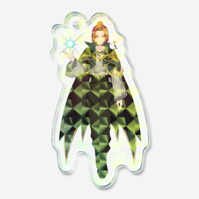 ホログラムアクリルキーホルダー - 50 × 50mm