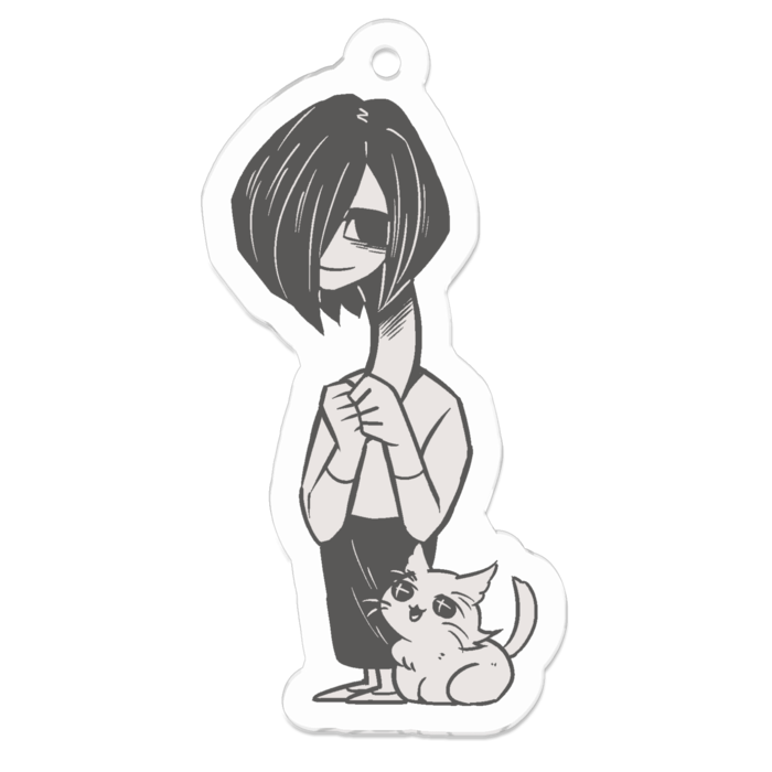 アクリルキーホルダー - 50 x 50 (mm)