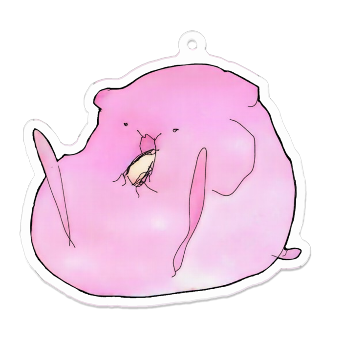 アクリルキーホルダー（コーティング） - 70 x 70 (mm)