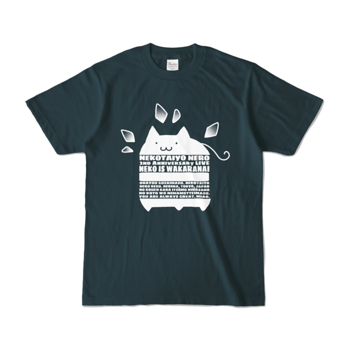 カラーTシャツ - S - デニム (濃色)