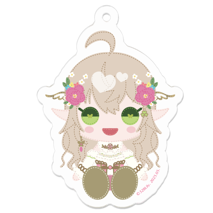 アクリルキーホルダー - 50 x 50 (mm)(ぬいミニキャラ)