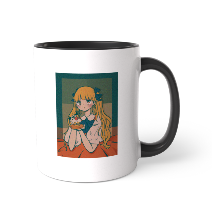 ツートンカラーマグカップ - 直径 8.2cm / 高さ 9.5cm