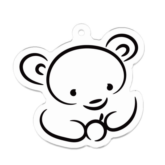 アクリルキーホルダー - 50 x 50 (mm)