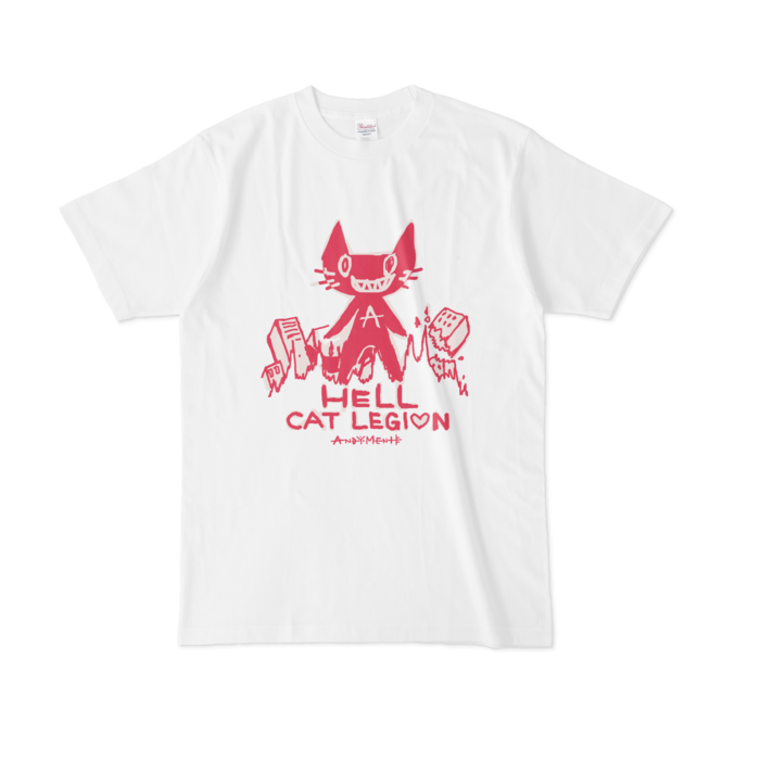 暗黒猫Tシャツ - L 