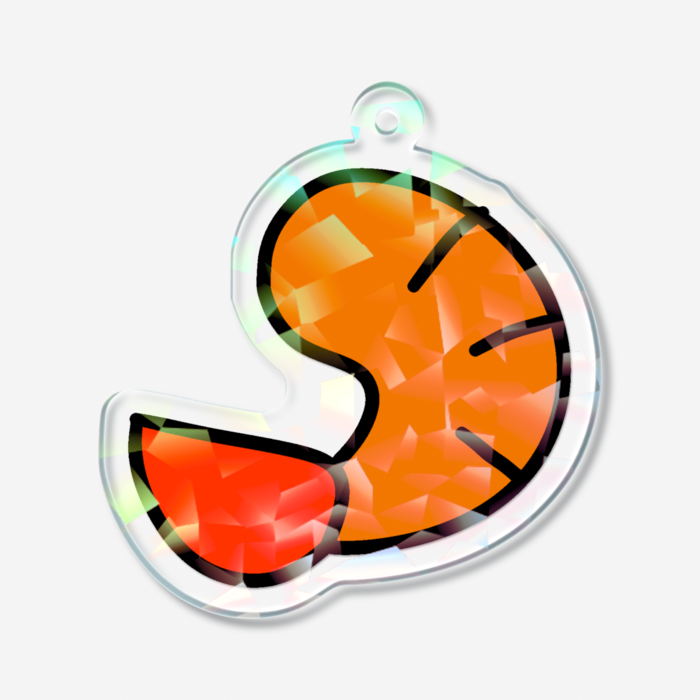 ホログラムアクリルキーホルダー - 50 × 50mm