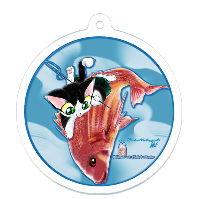 アクリルキーホルダー - 50 x 50 (mm)