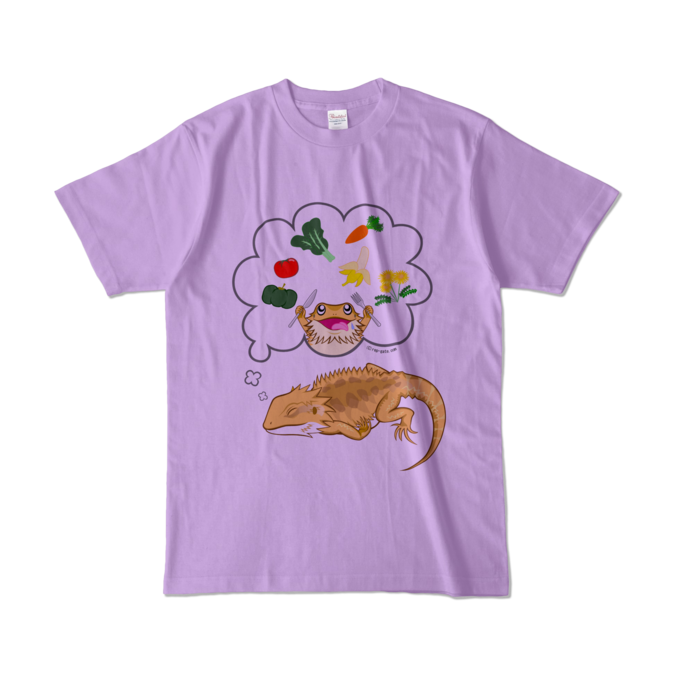 カラーTシャツ - L - ライトパープル (淡色)
