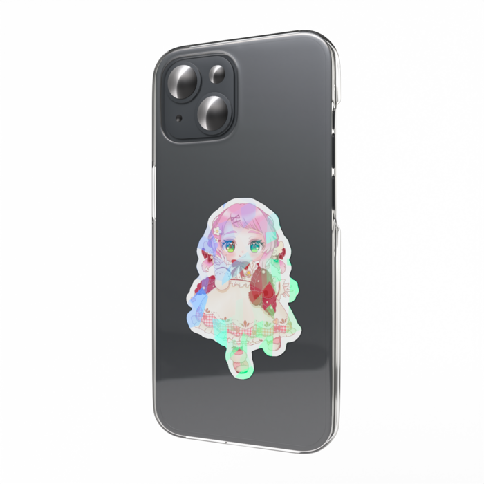 ホログラムスマホステッカー - 縦