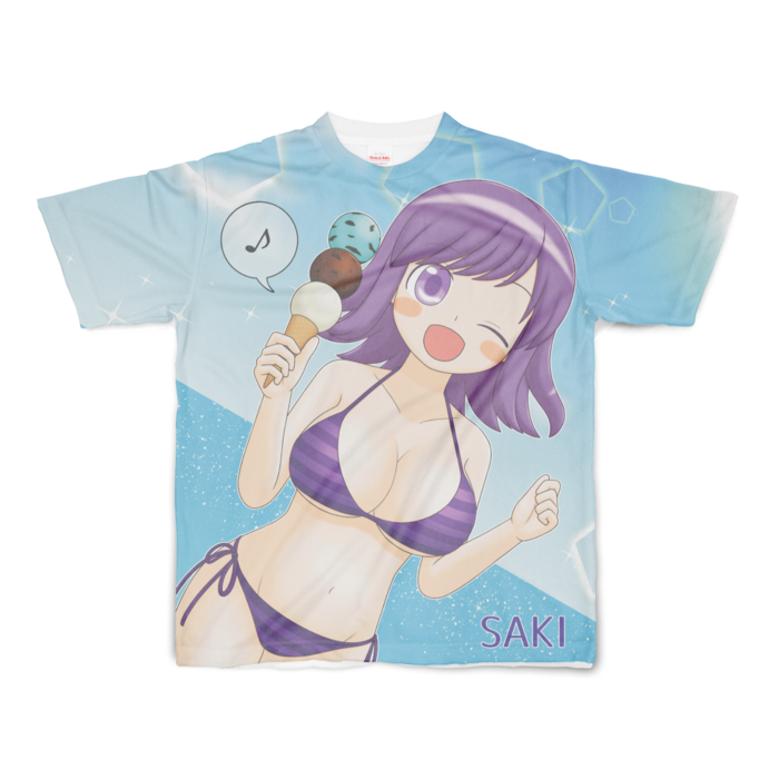 フルグラフィックTシャツ - S - 両面印刷