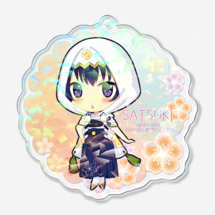 ホログラムアクリルキーホルダー - 70 × 70mm