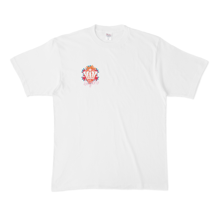 Tシャツ - XL - 白(+表:ファンマ&サイン)