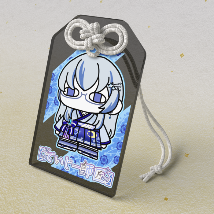 アクリルお守り - 50 × 80mm