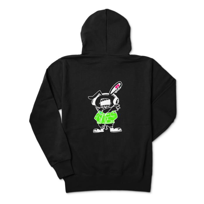 ジップパーカー - M - 背面