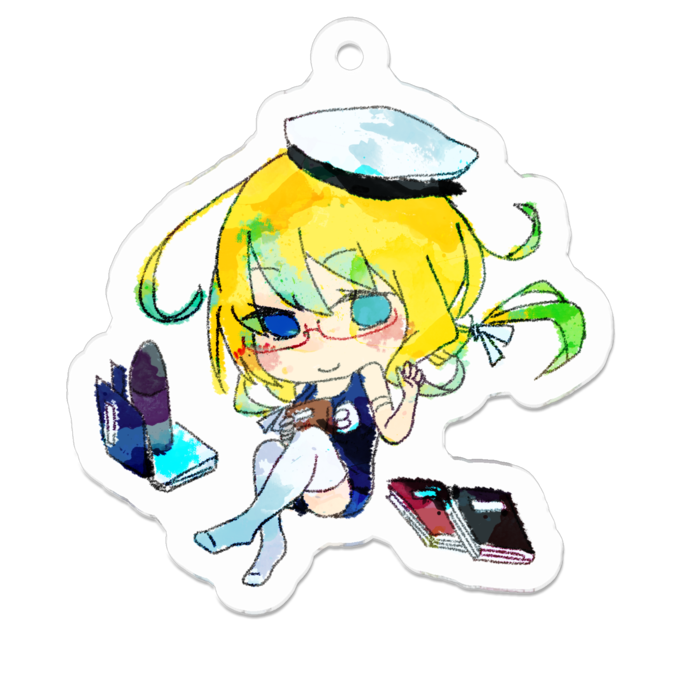 アクリルキーホルダー - 50 x 50 (mm)