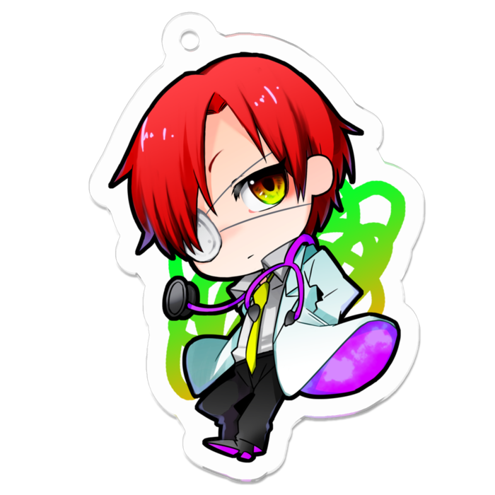 アクリルキーホルダー - 50 x 50 (mm)