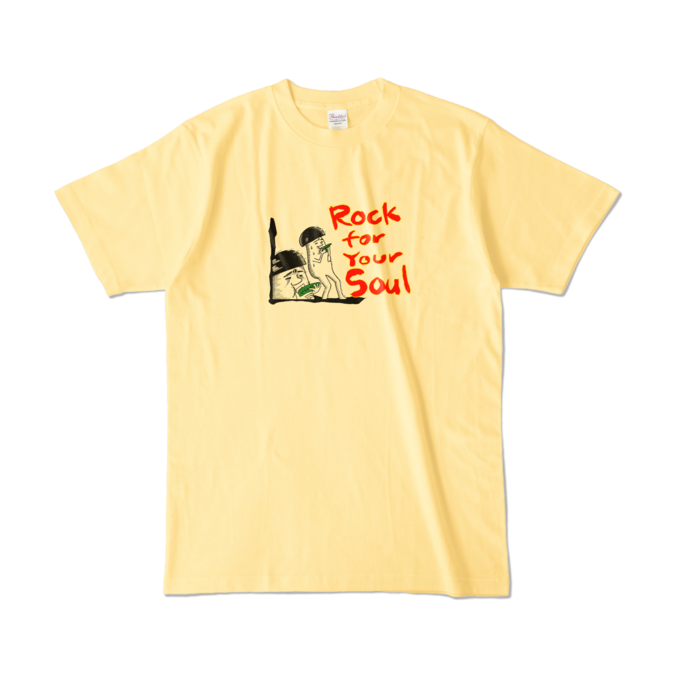 カラーTシャツ - L - ライトイエロー (淡色)