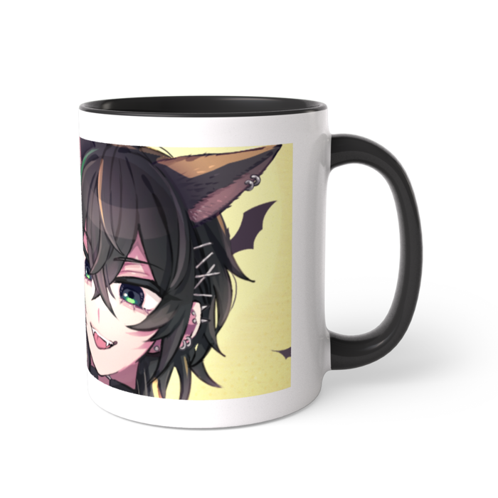 ツートンカラーマグカップ - 直径 8.2cm / 高さ 9.5cm