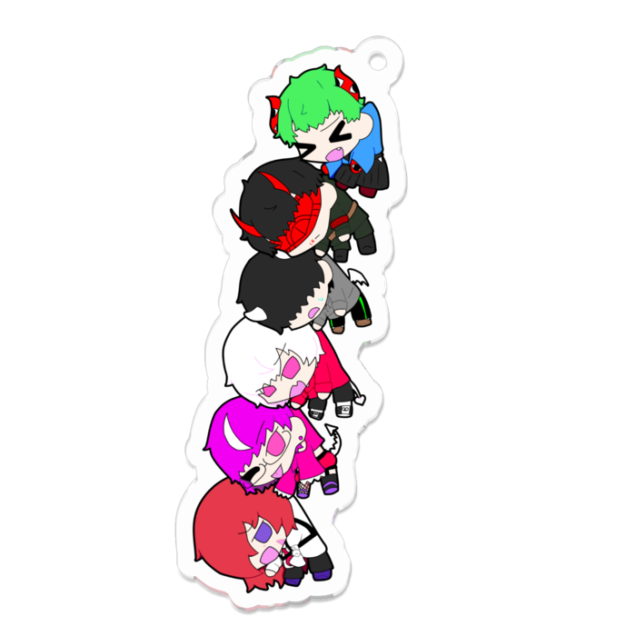 アクリルキーホルダー - 70 x 70 (mm)