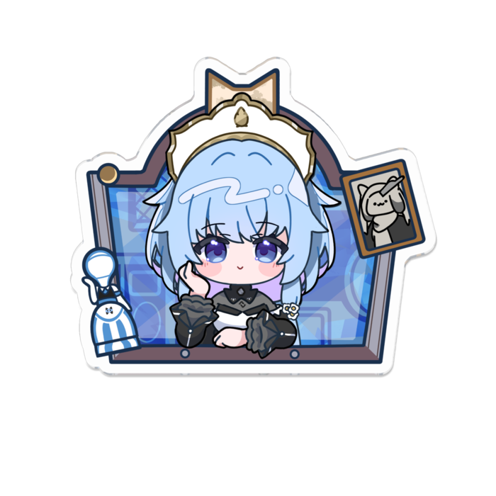 アクリルバッジ - 70 x 70 (mm)
