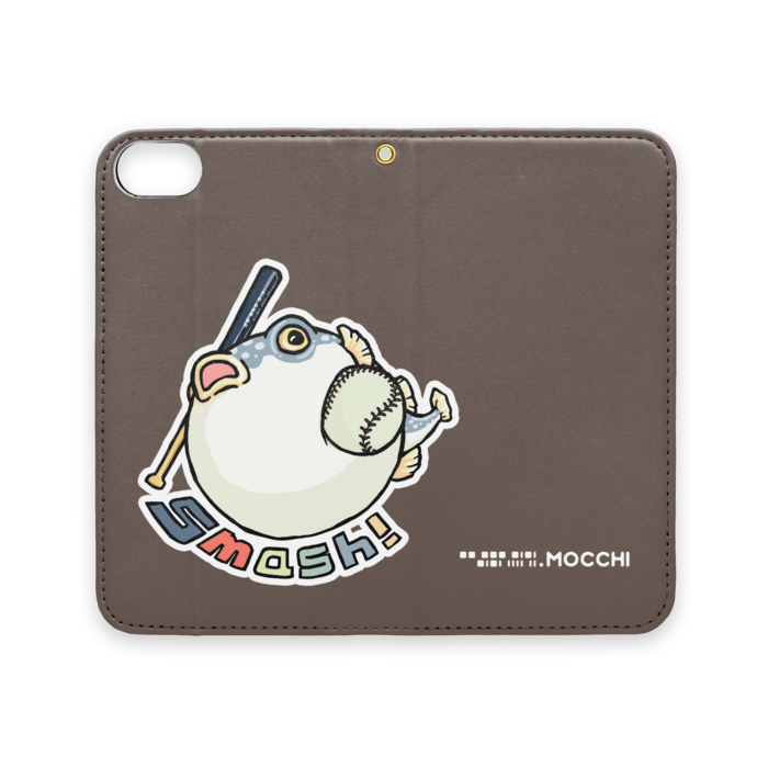 手帳型iPhoneケース(ベルトなし) - iPhone 8 / 7 / SE(第2世代) - ストラップ穴 あり