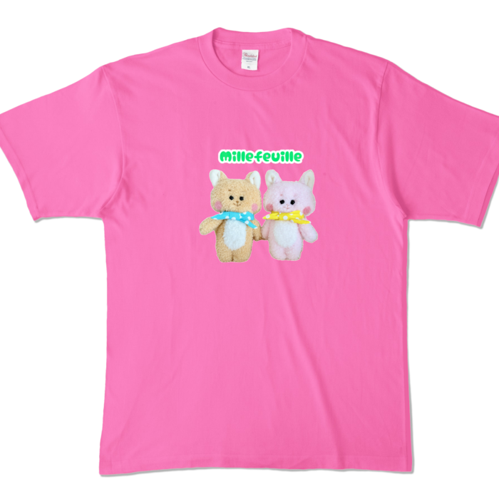 カラーTシャツ - XL - ピンク (濃色)