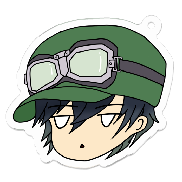 アクリルキーホルダー - 50 x 50 (mm)