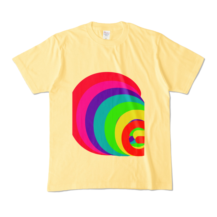 カラーTシャツ - M - ライトイエロー (淡色)