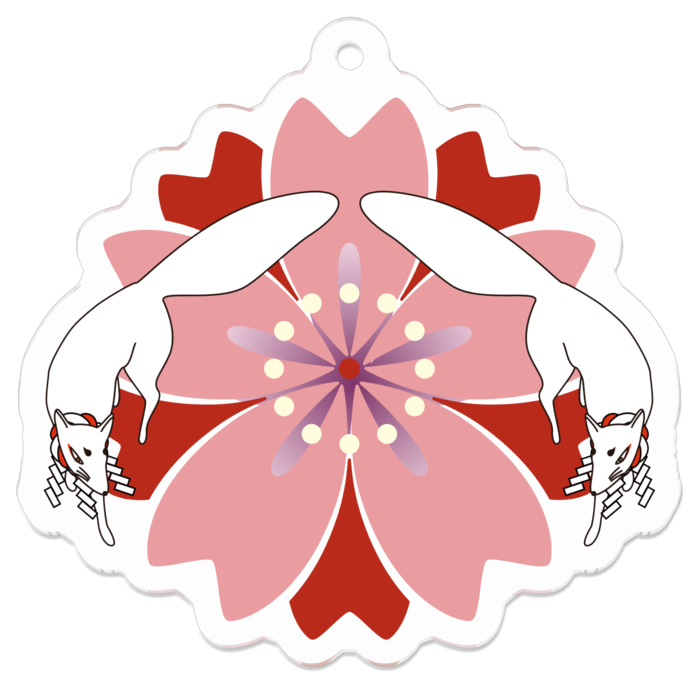 アクリルキーホルダー - 50 x 50 (mm)