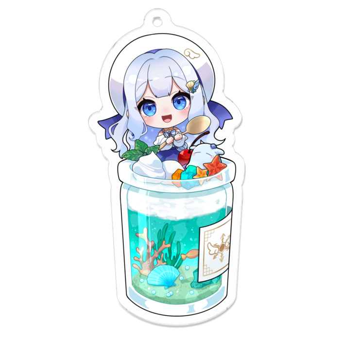 アクリルキーホルダー - 70 x 70 (mm)